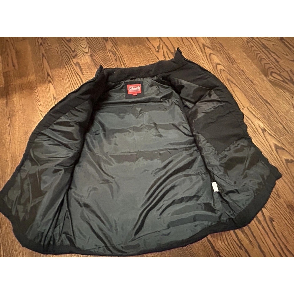 Coleman Puffer Vest Jacket Black Size XXL - Picture 5 of 7